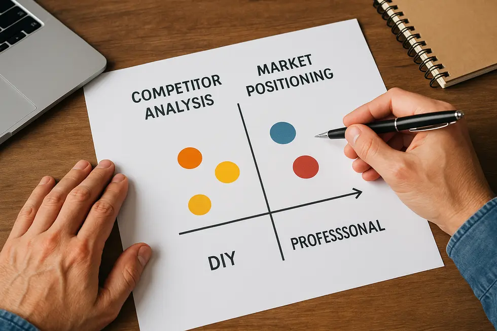 Porównanie inwestycji w marketing DIY i współpracy z ekspertem.