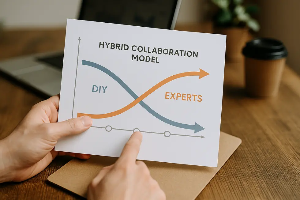 Porównanie inwestycji w marketing DIY i współpracy z ekspertem.