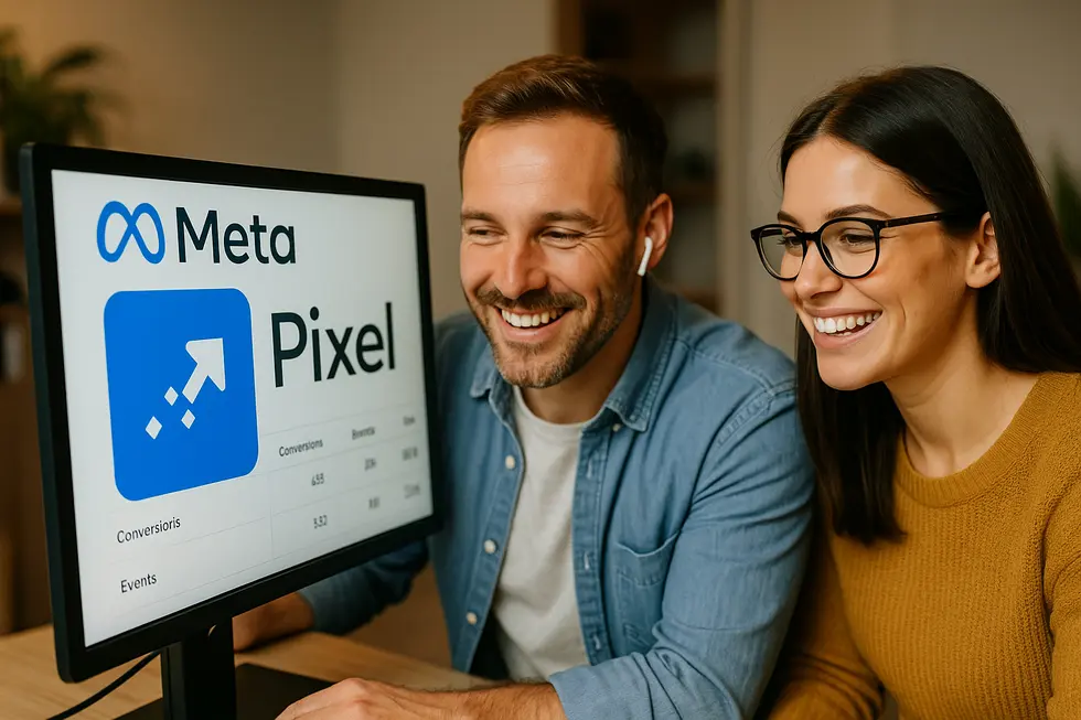 Grupa osób korzystających z Piksela Meta do usprawnienia działań marketingowych.