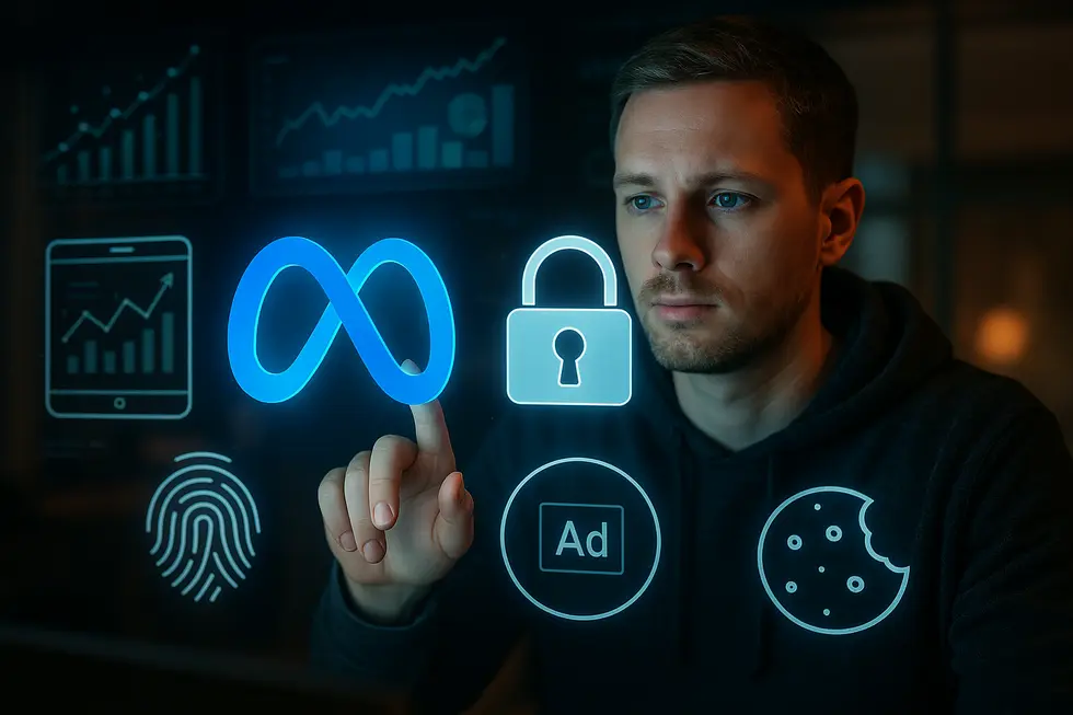 Podstawowe elementy systemu Meta Ads: cele, budżet i mechanizmy.