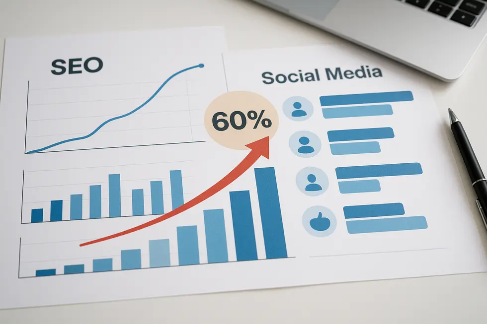 Strategiczne połączenie mediów społecznościowych i SEO dla efektywnej promocji.