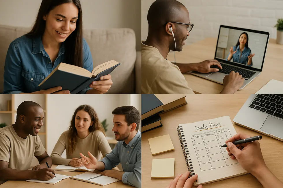 Osoba ucząca się o certyfikacie Meta Blueprint.