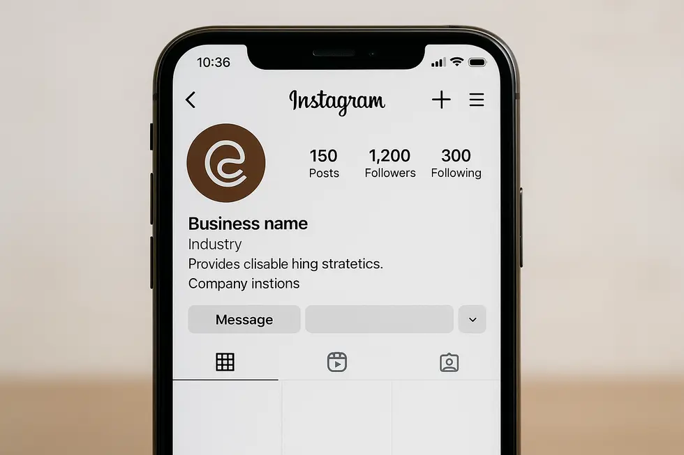 Proces zakładania konta Instagram dla biznesu.
