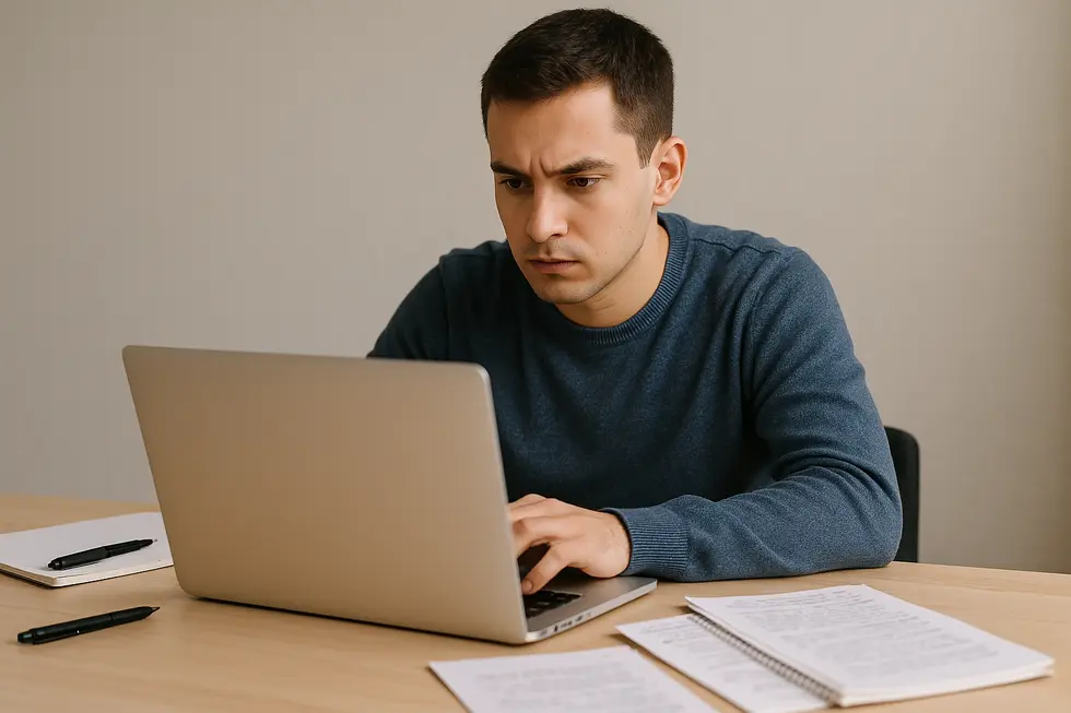 Osoba ucząca się o certyfikacie Meta Blueprint.