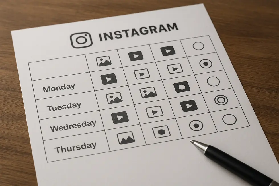 Proces zakładania konta Instagram dla biznesu.